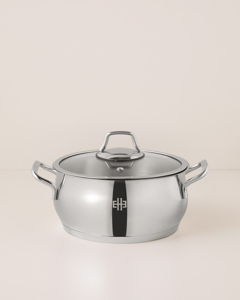 Astera Çelik 8 Parça Tencere Seti 16-20-22-24 cm Silver