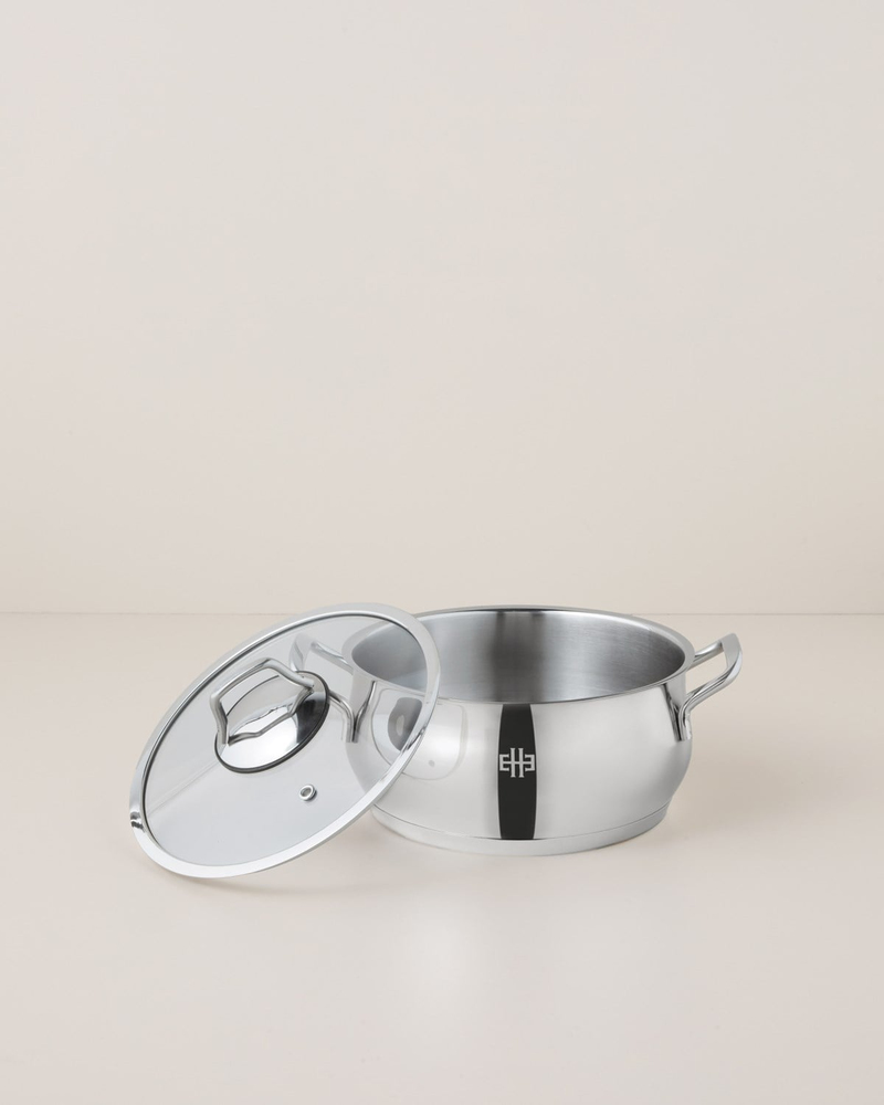Astera Çelik 8 Parça Tencere Seti 16-20-22-24 cm Silver