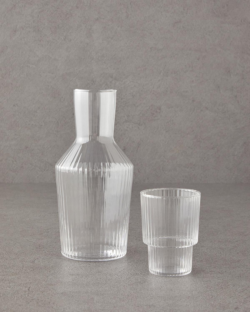 Aura Cam Başucu Sürahi 1000 ml Şeffaf