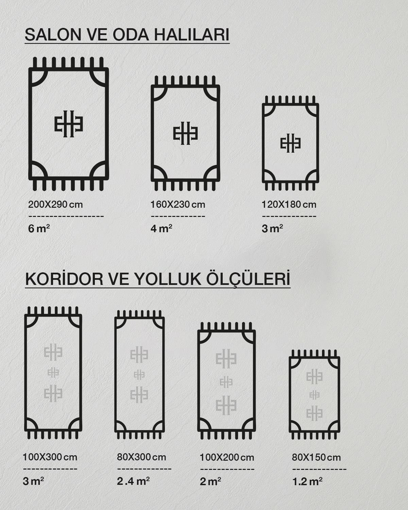 Aurelia Halı 100x300 cm Bej