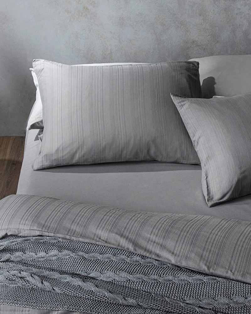 Aurora Silky Touch King Size Nevresim Takımı Gri