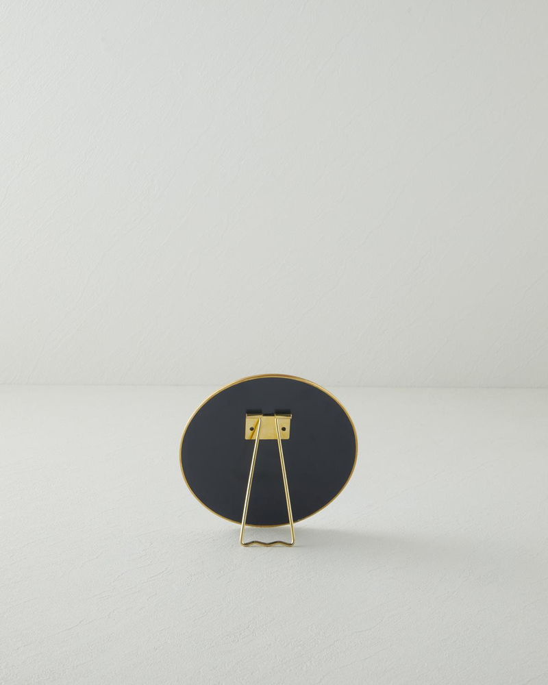 Avin Metal Ayna 15 cm Gold