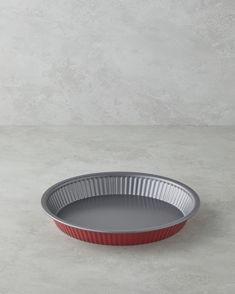 Baker’s Choice Karbon Çelik Tart Kek Kalıbı 28 x 4 cm Kırmızı