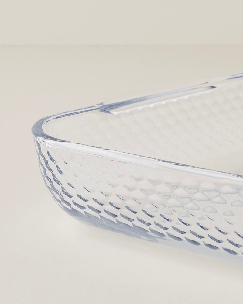 Bake&Serve Cam Kare Fırın Kabı 30,0x5,5 cm Şeffaf