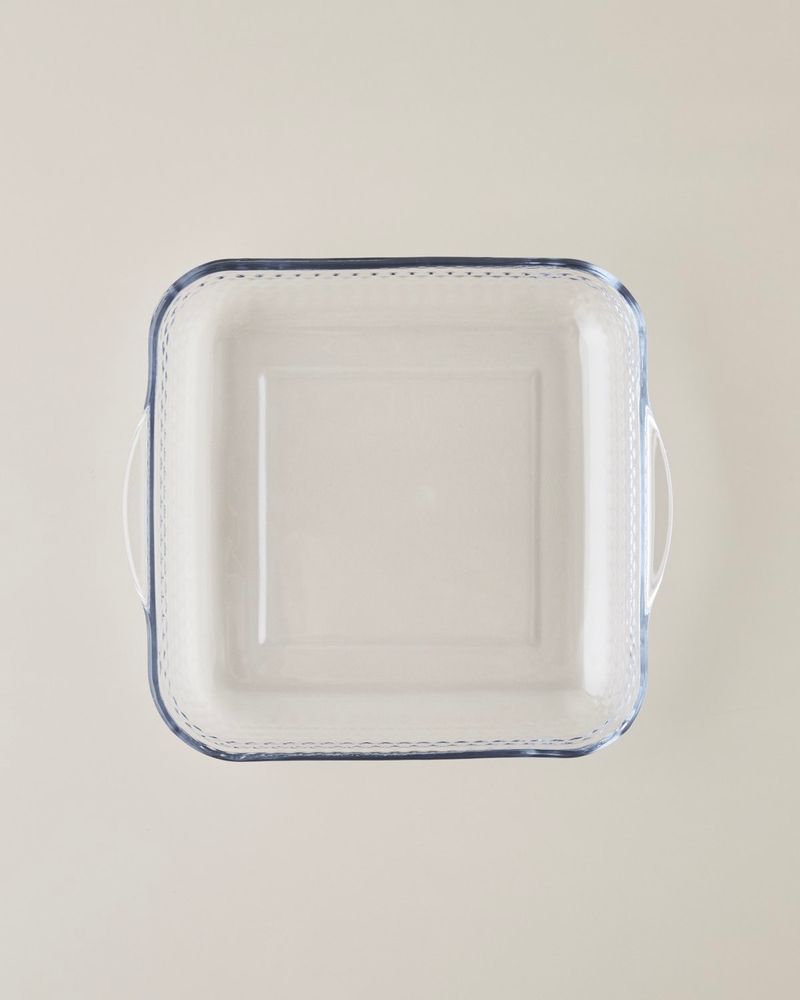 Bake&Serve Cam Kare Fırın Kabı 30,0x5,5 cm Şeffaf