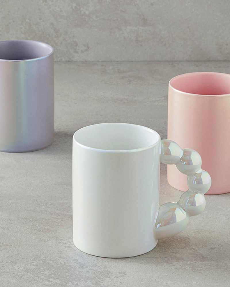 Balloons New Bone China Kupa 480 ml Pembe