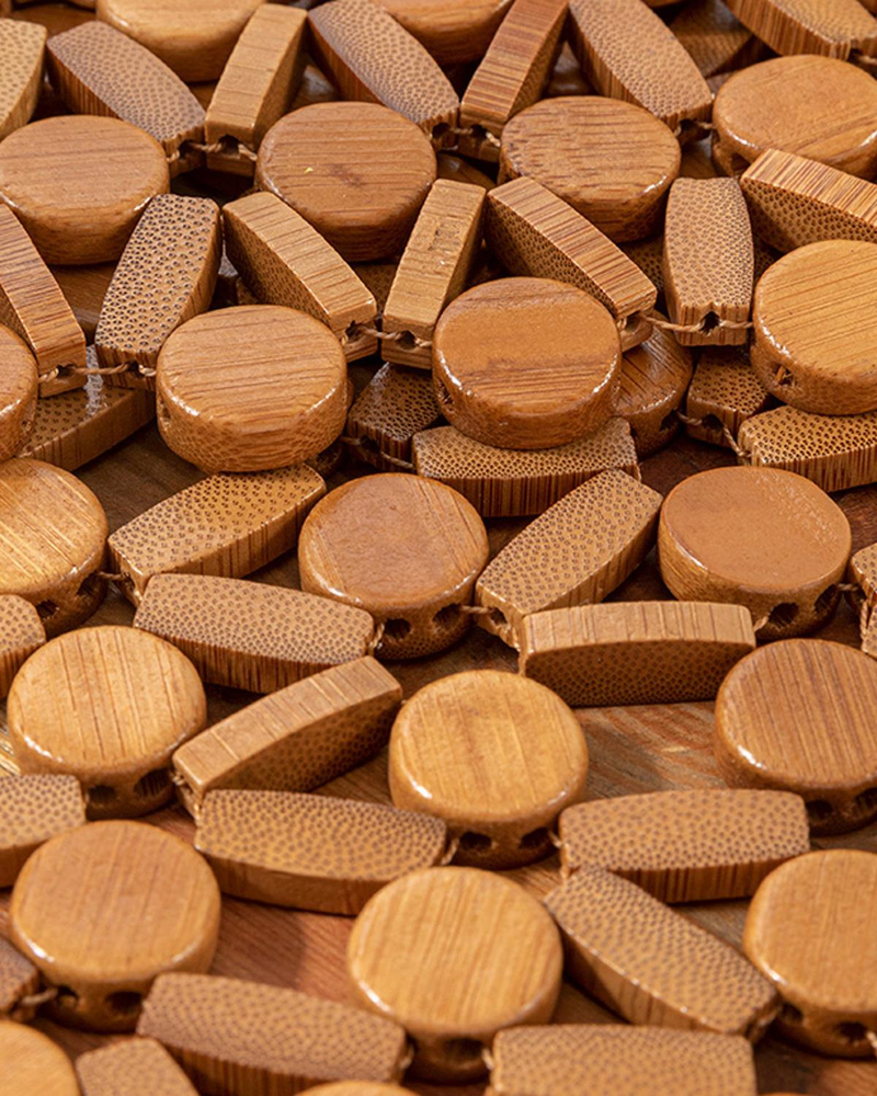 Beaded Bambu Amerikan Servis 3 Kahve