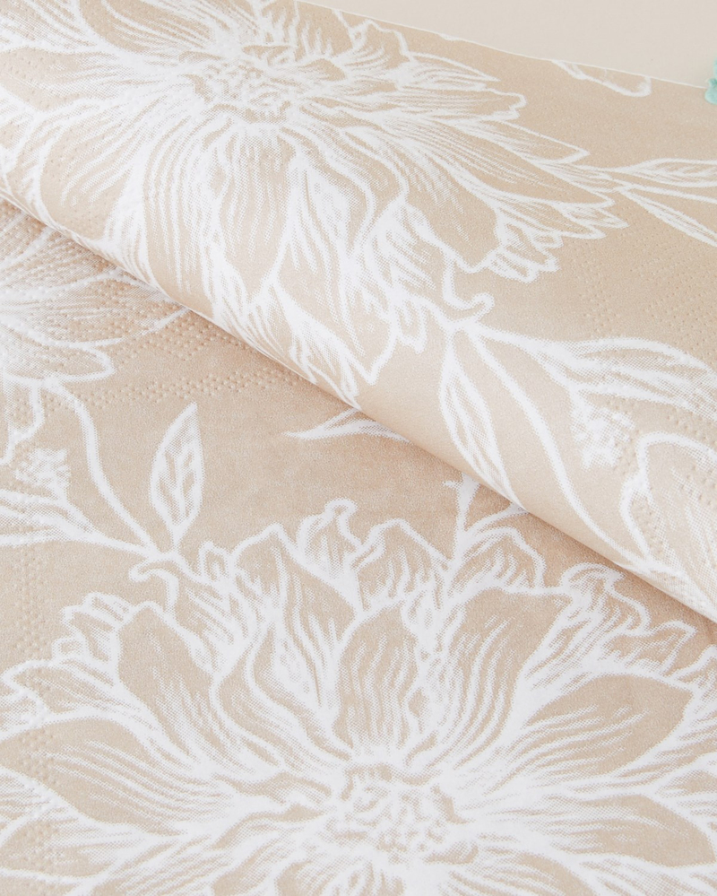 Beige Blossom Kağıt 20'li Kağıt Peçete 33x33 cm Bej