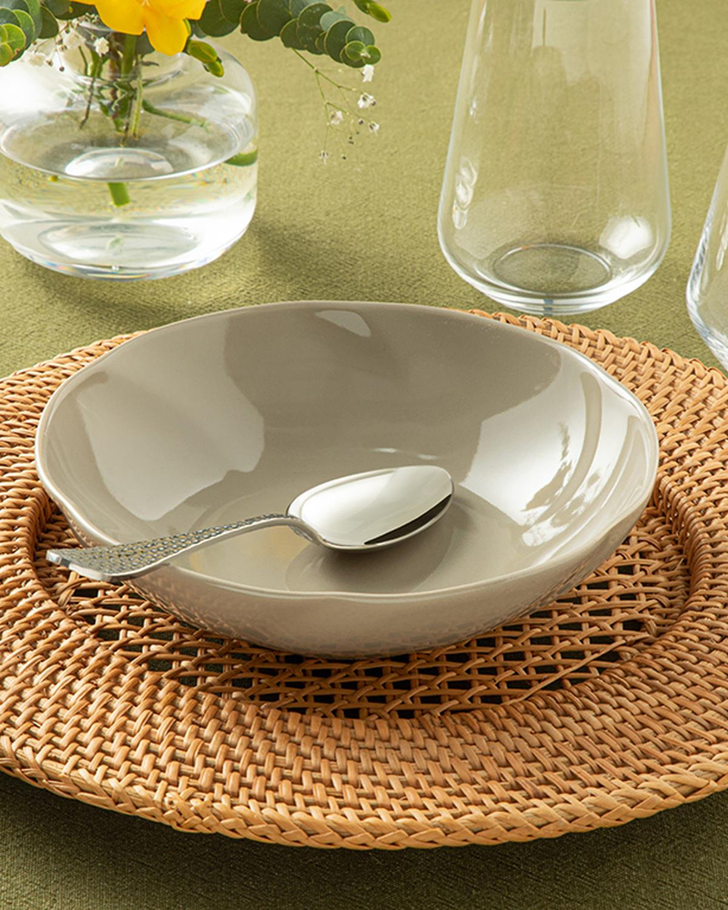 Benitta Seramik Çukur Tabak 19 cm Renkli