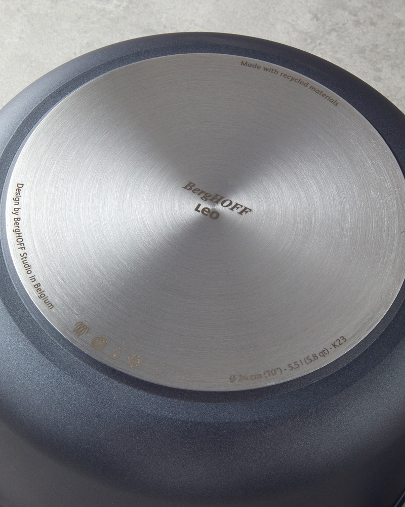 Berghoff LEO Phantom Derin Tencere 24 cm Siyah