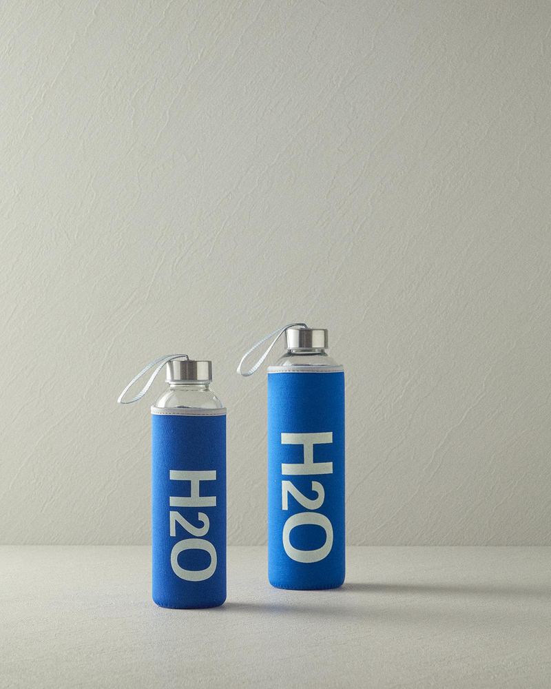 Best Bottle Cam Kılıflı Şişe 750 ml Mavi