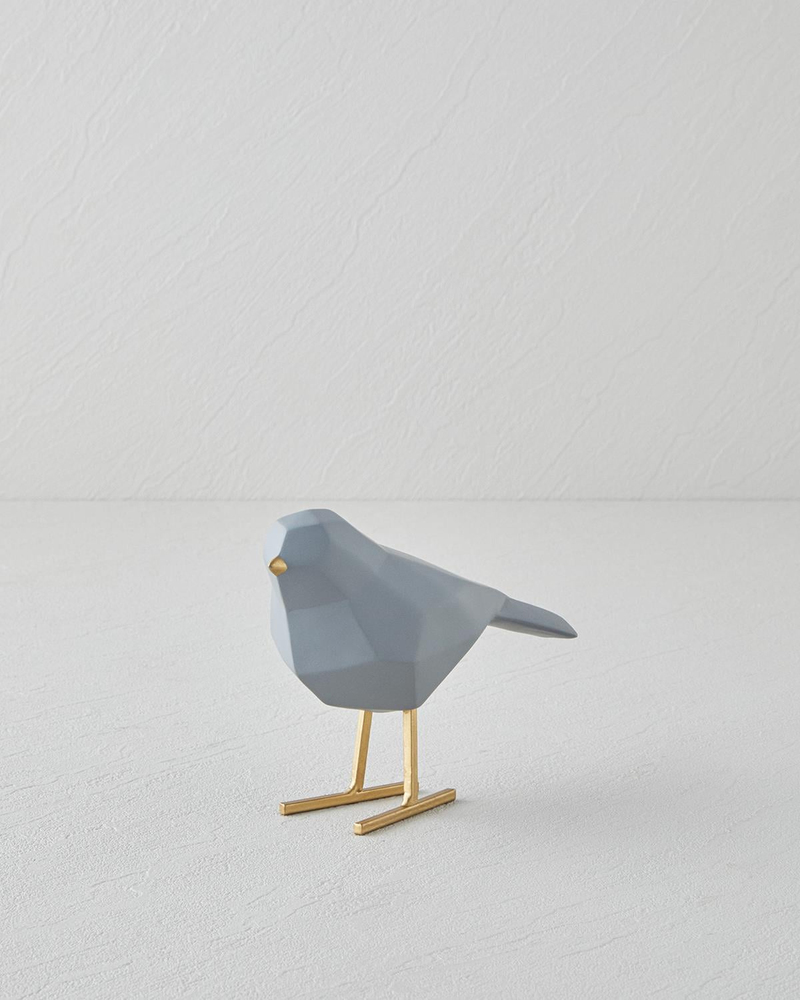 Birds Biblo 14x6,5x12,5 cm Antrasit