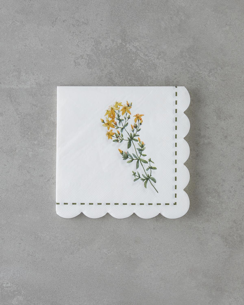 Blossia Kağıt 20'li Kağıt Peçete 33x33 cm Renkli