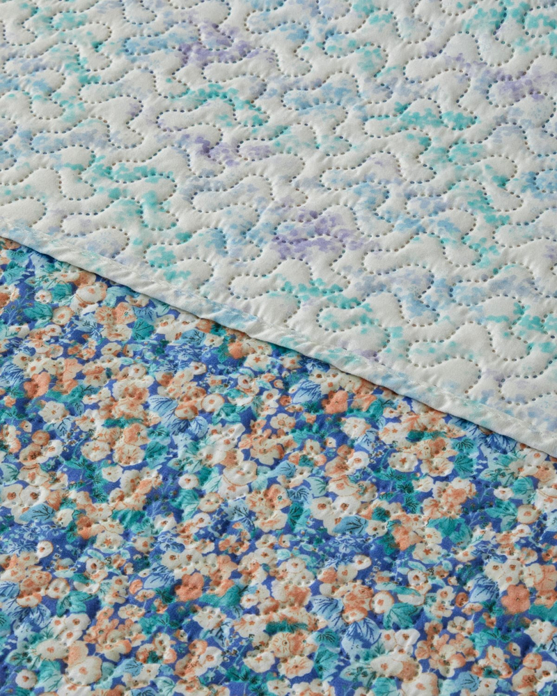 Blossom Haze  Tek Kişilik Çok Amaçlı Örtü 160x220 cm Mor