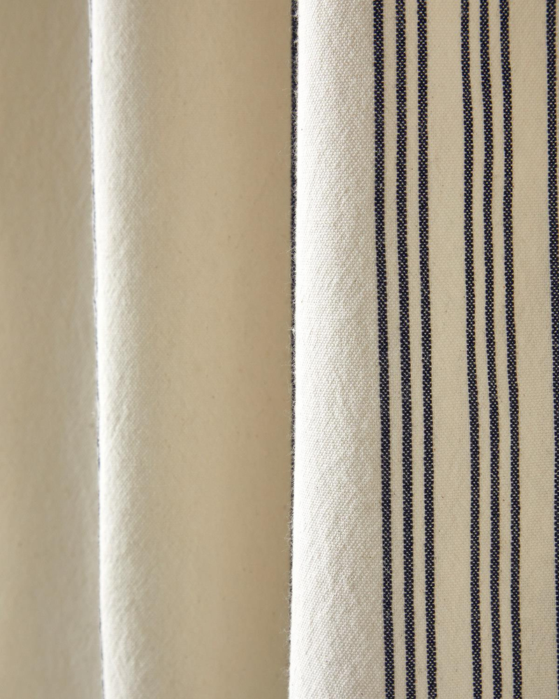 Bohem Line Pamuklu Peştamal 90x150 cm Açık Bej-Koyu Lacivert