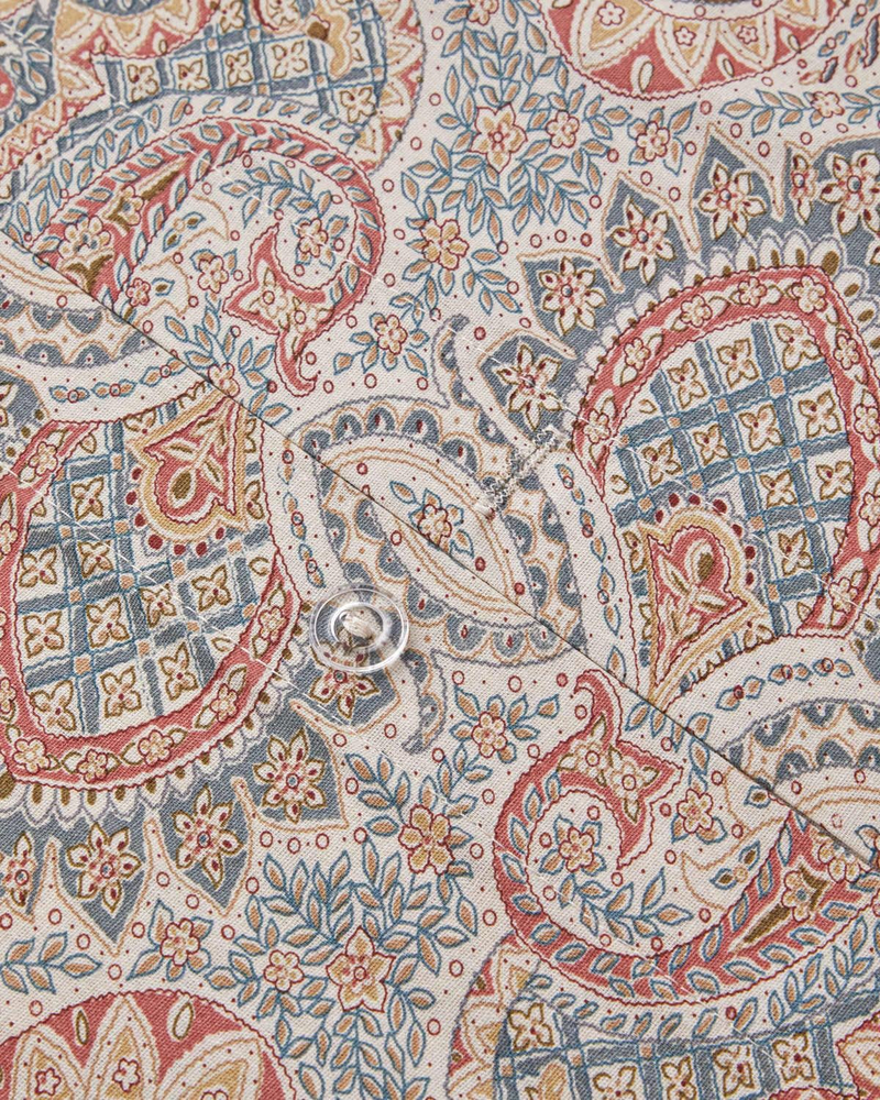 Boho Chic Pamuk Çift Kişilik Nevresim Takımı 200x220 cm Bej