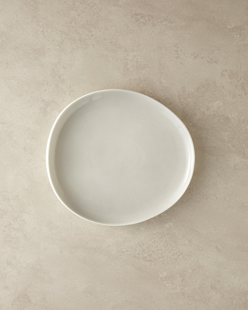 Boho New Bone China Pasta Tabağı 23 cm Gri