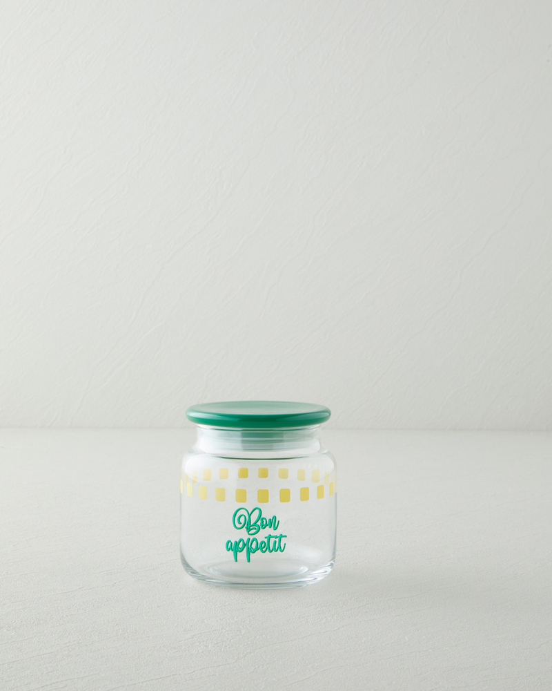 Bon Appetit Cam Kavanoz 500 ml Yeşil
