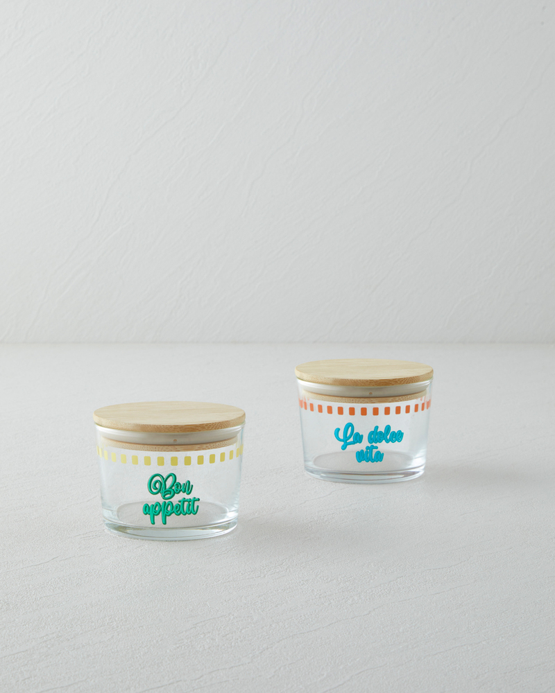 Bon Vita Cam 2'li Baharatlik 220 ml - 220 ml Mavi-yeşil