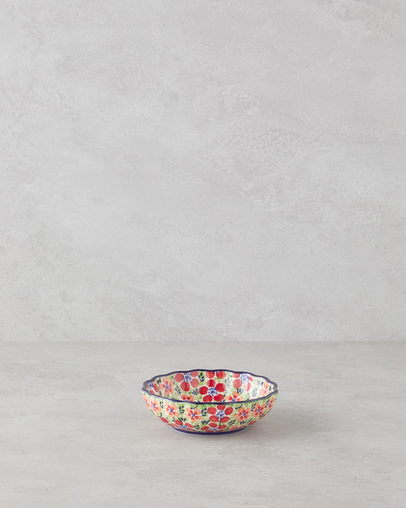 Botanic Stoneware Kase 15 cm Renkli