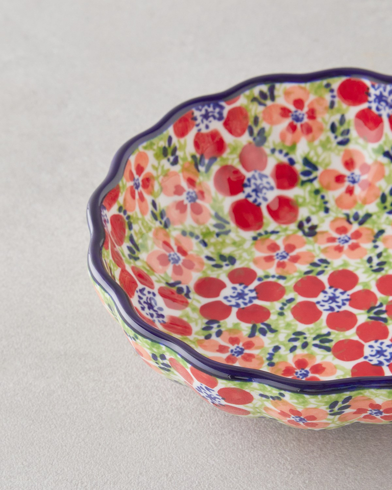 Botanic Stoneware Kase 15 cm Renkli