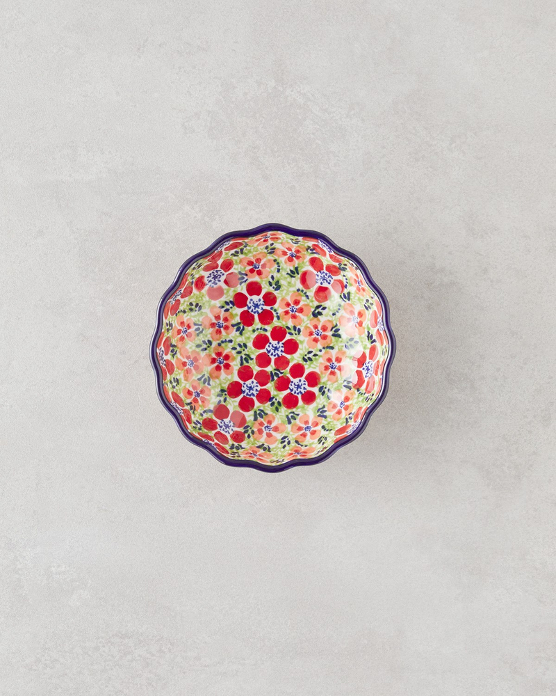Botanic Stoneware Kase 15 cm Renkli