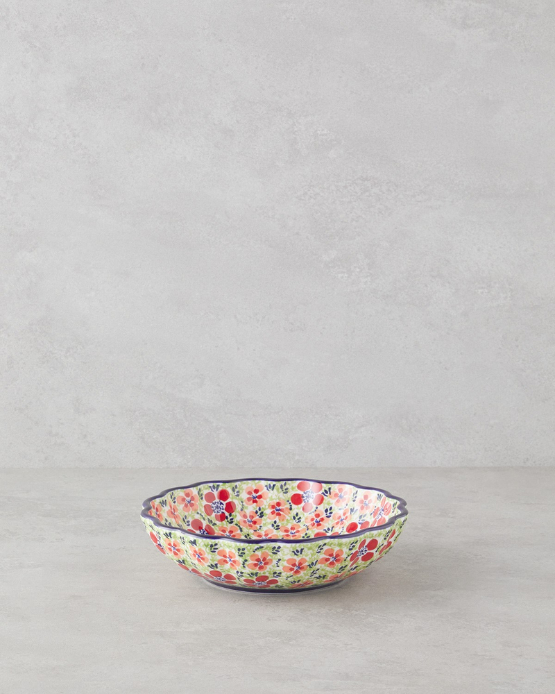 Botanic Stoneware Kase 21,5 cm Renkli