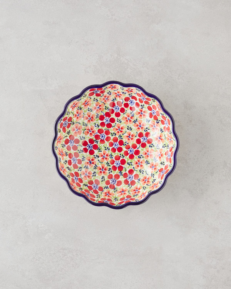 Botanic Stoneware Kase 21,5 cm Renkli