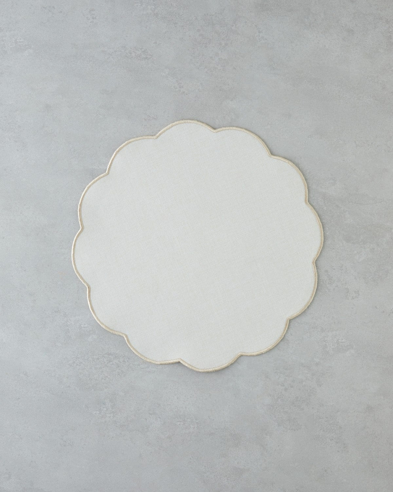 Bressia Polyester 2'li Amerikan Servis 38 cm Bej