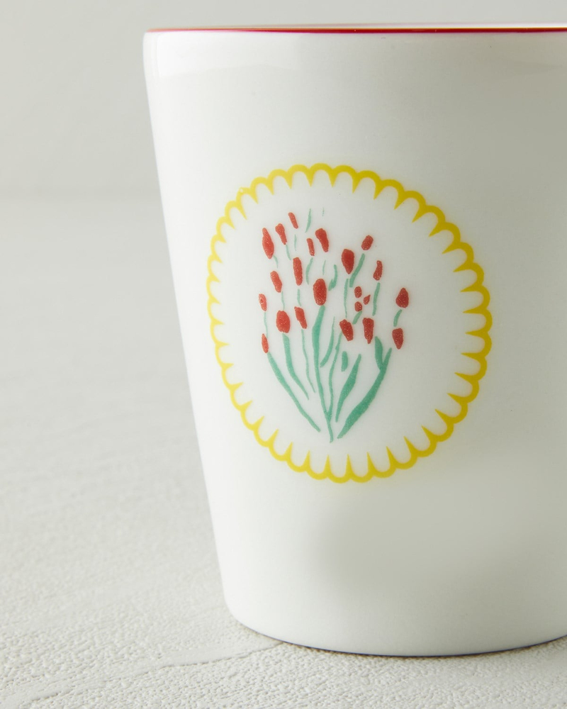 Brightfloria Porselen Bardak 260 ml Beyaz