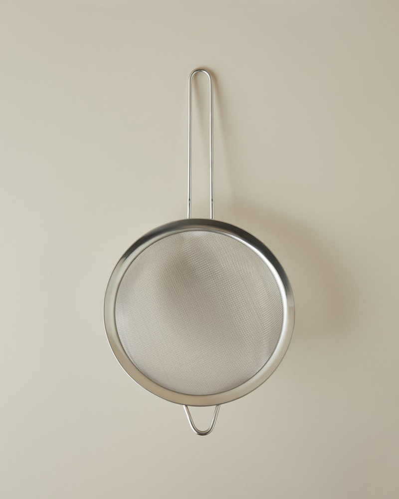 Brims Paslanmaz Çelik Süzgeç 19,5x19,5 cm Gri