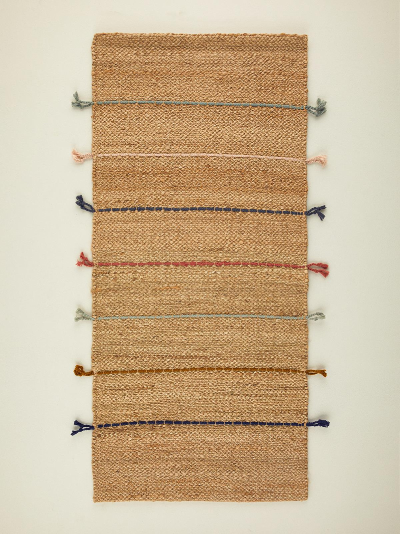 Brone Dekoratif Jüt Kilim Naturel