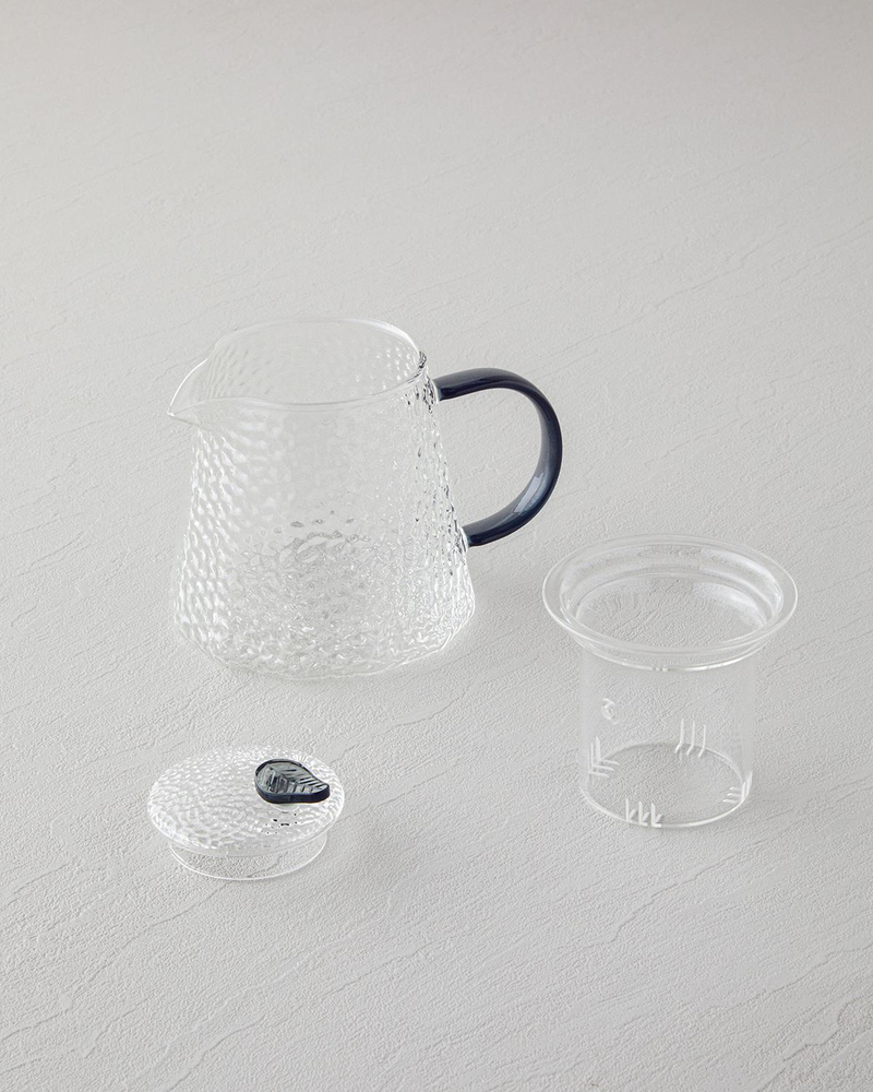 Bubbly Cam Demlik 500 ml Füme