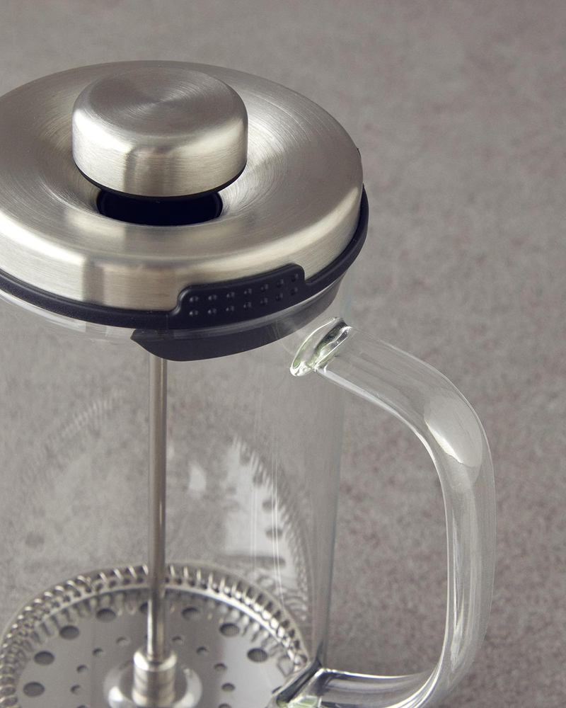Caffesi Borosilikat French Press 500 ml Siyah
