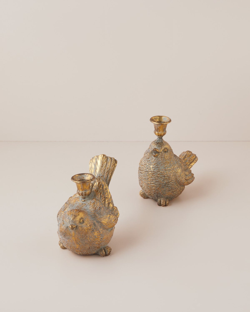 Caline Reçine Dekoratif Obje 20x11x15 cm Gold