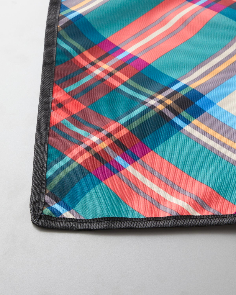 Camille Plaid Piknik Örtüsü 150x180 cm Koyu Yeşil