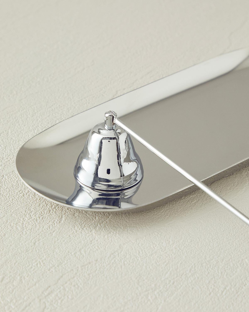 Candle Care 4'lü Metal Mum Bakım Seti Silver