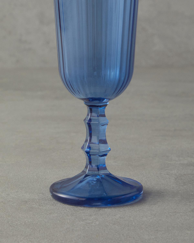 Carnival Cam 3'lü Kadeh 240 ml Mavi