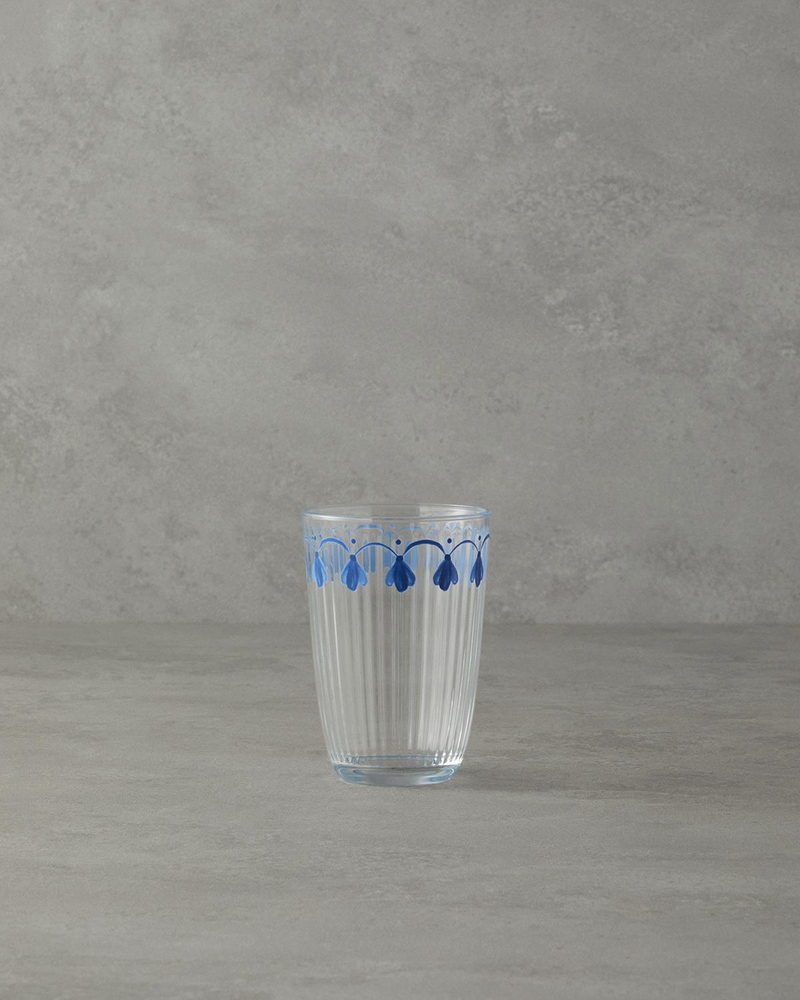 Carnival Drip Cam 3'lü Bardak 395 ml Mavi