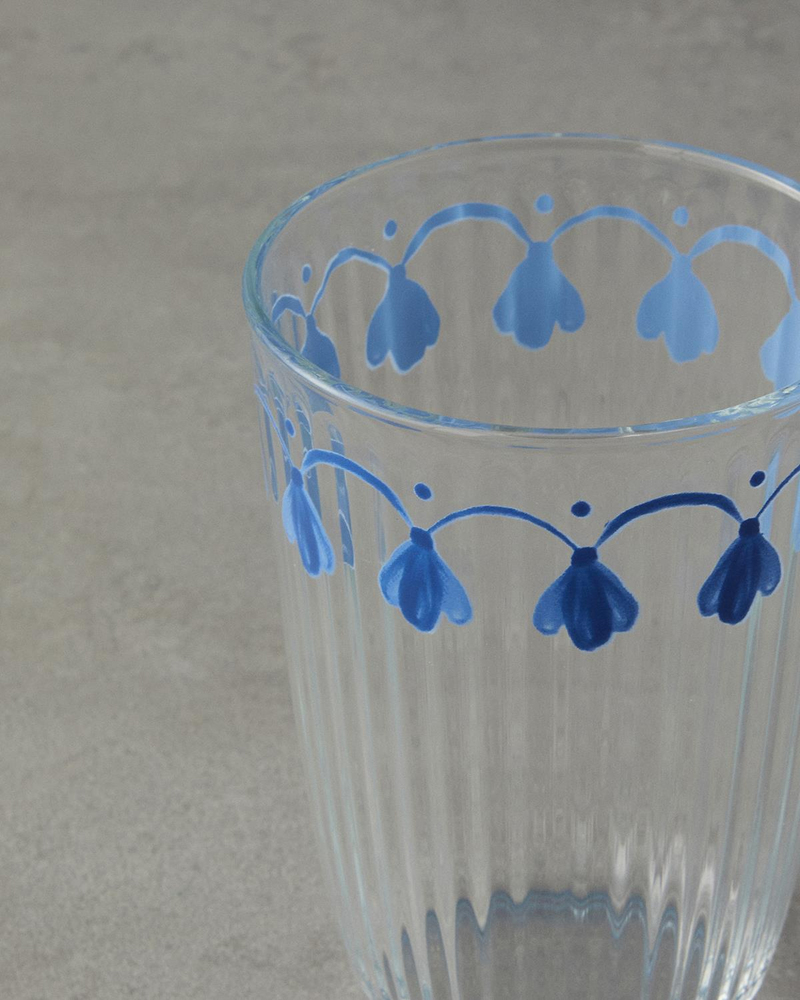Carnival Drip Cam 3'lü Bardak 395 ml Mavi