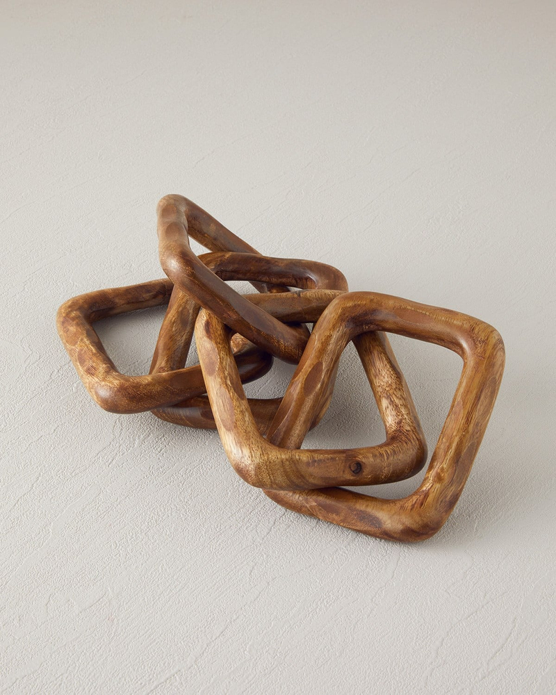 Chain Dekoratif Obje 14x11,5 cm Kahve