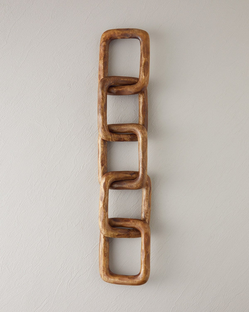 Chain Dekoratif Obje 14x11,5 cm Kahve