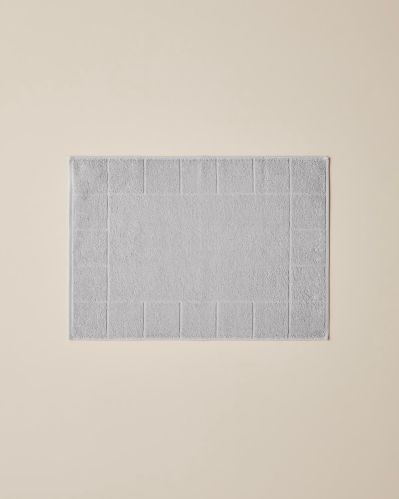Chequer Pamuk Ayak Havlusu 50x70 cm Gri