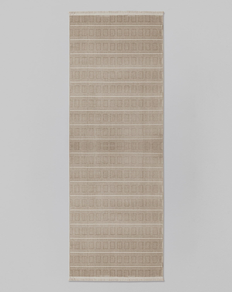 Chera Halı 100x300 cm Bej