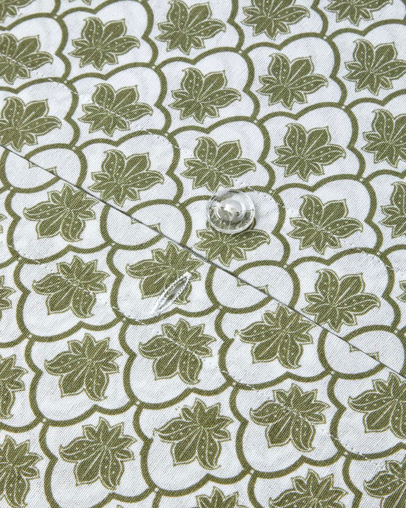Chic Bloom Kolay Ütülenir Çift Kişilik Nevresim Takımı 200x220 cm Yeşil