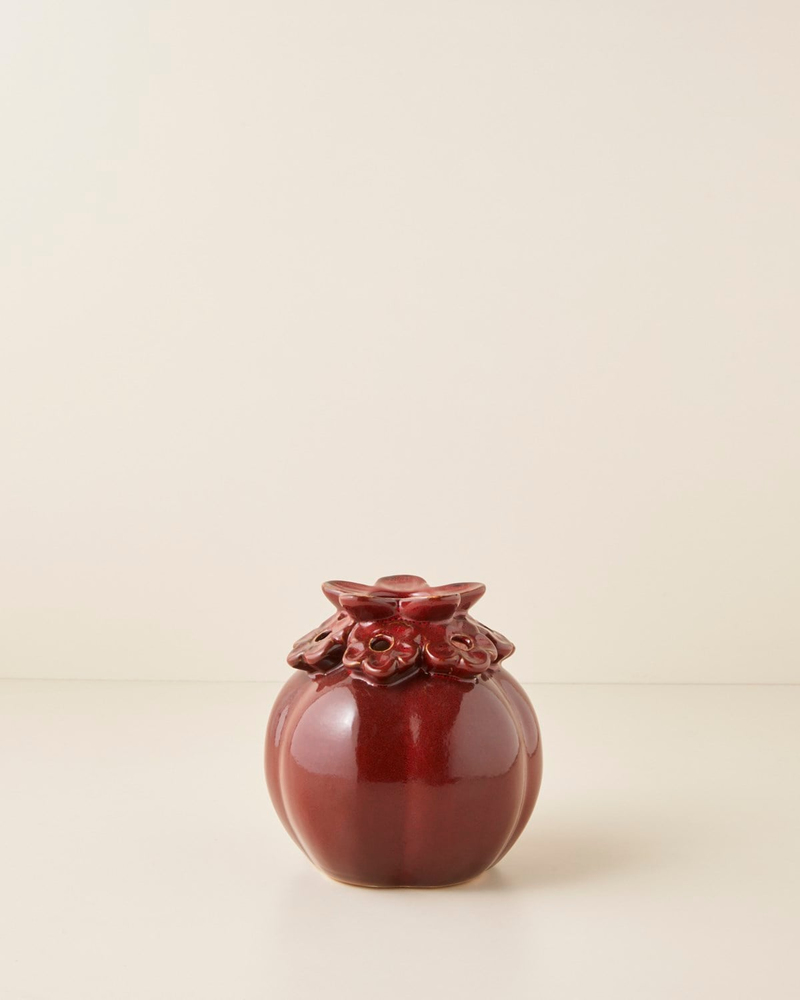 Chloe Seramik Vazo 14,5 cm Bordo