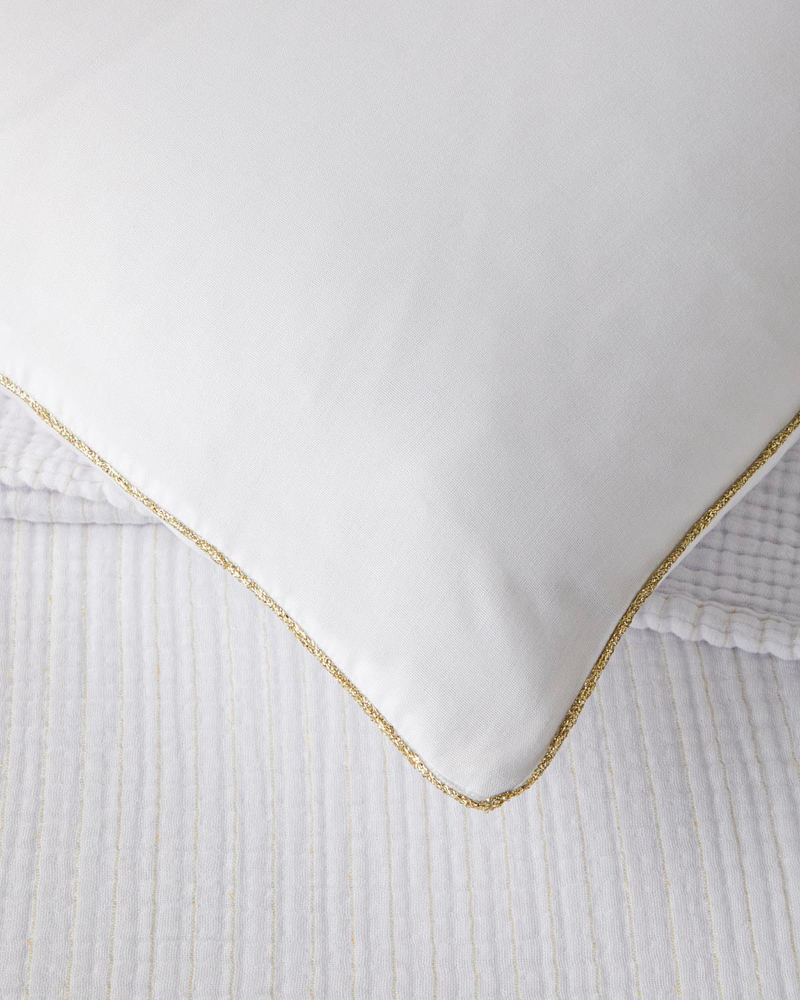 Clair Voile Çift Kişilik Yatak Örtülü Nevresim Takımı 200x220 cm Gold