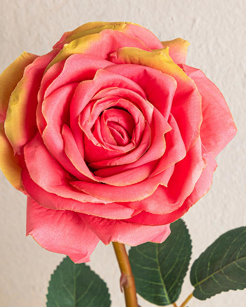 Classy Rose Tek Dal Yapay Çiçek Açık Pembe