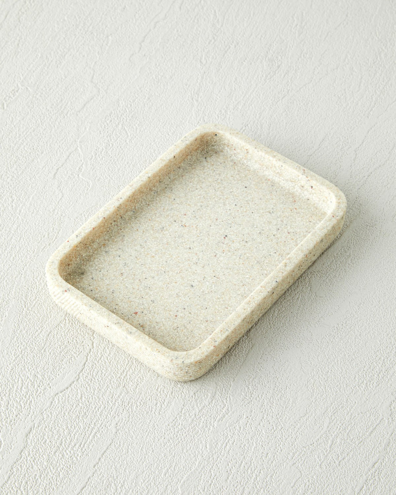 Clave Polyresin 3'lü Banyo Seti Bej