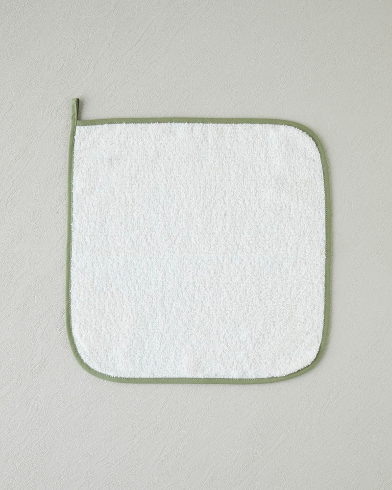Cloud Touch Pamuk Polyester 2'li Kurulama Bezi 30x30 cm Yeşil-Krem